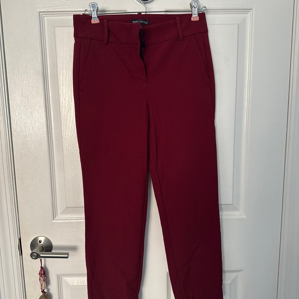 J.Crew Mercantile Red Dress Pants